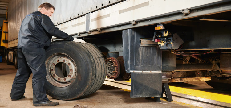 Mantenimiento de rodamientos de extremo de rueda para camión