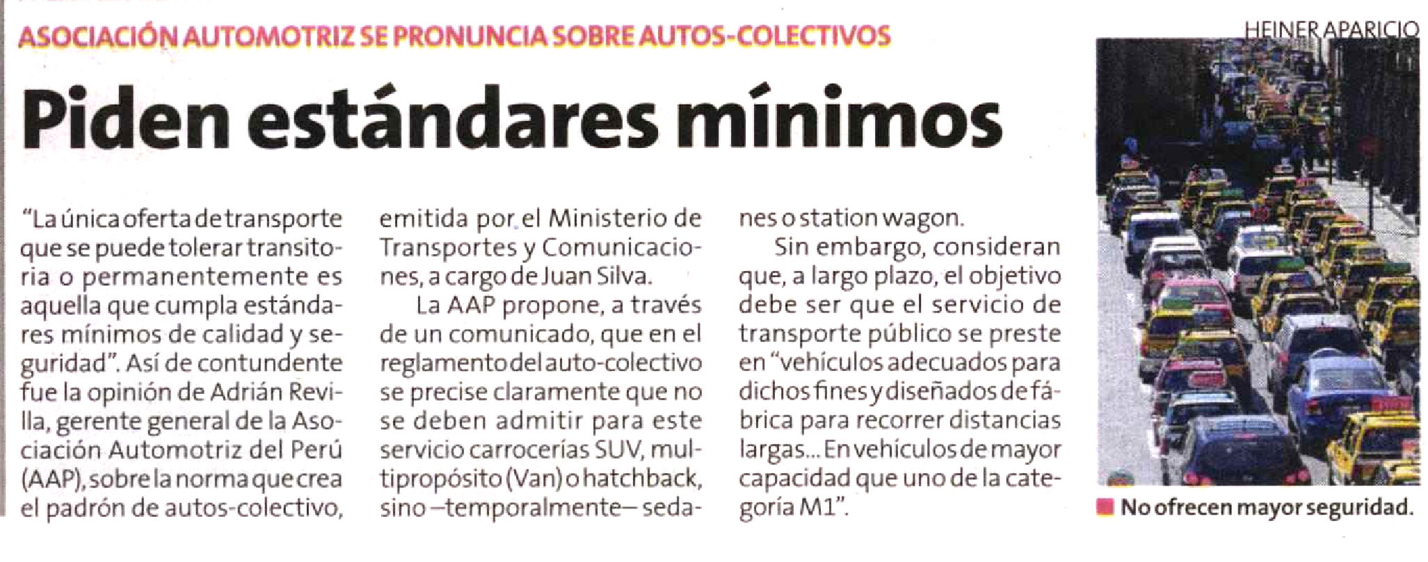 Piden estándares mínimos