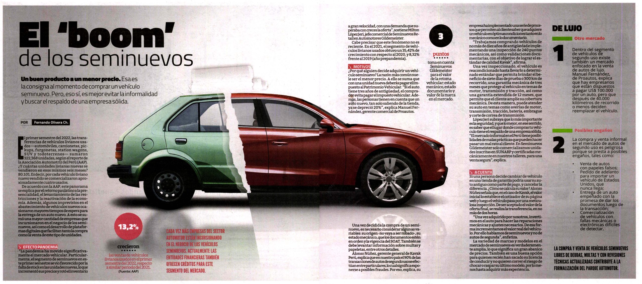 El “boom” de los seminuevos