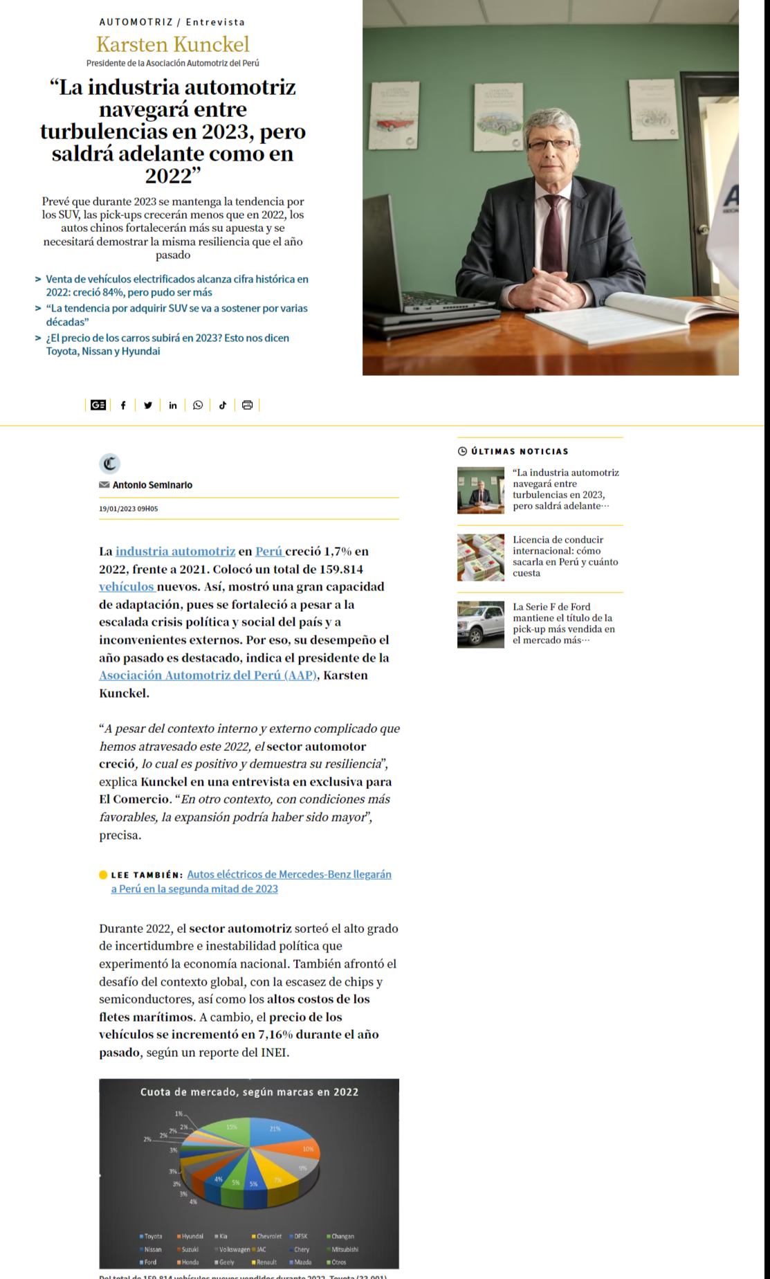 La industria automotriz navegará entre turbulencias en 2023, pero saldrá adelante como en 2022