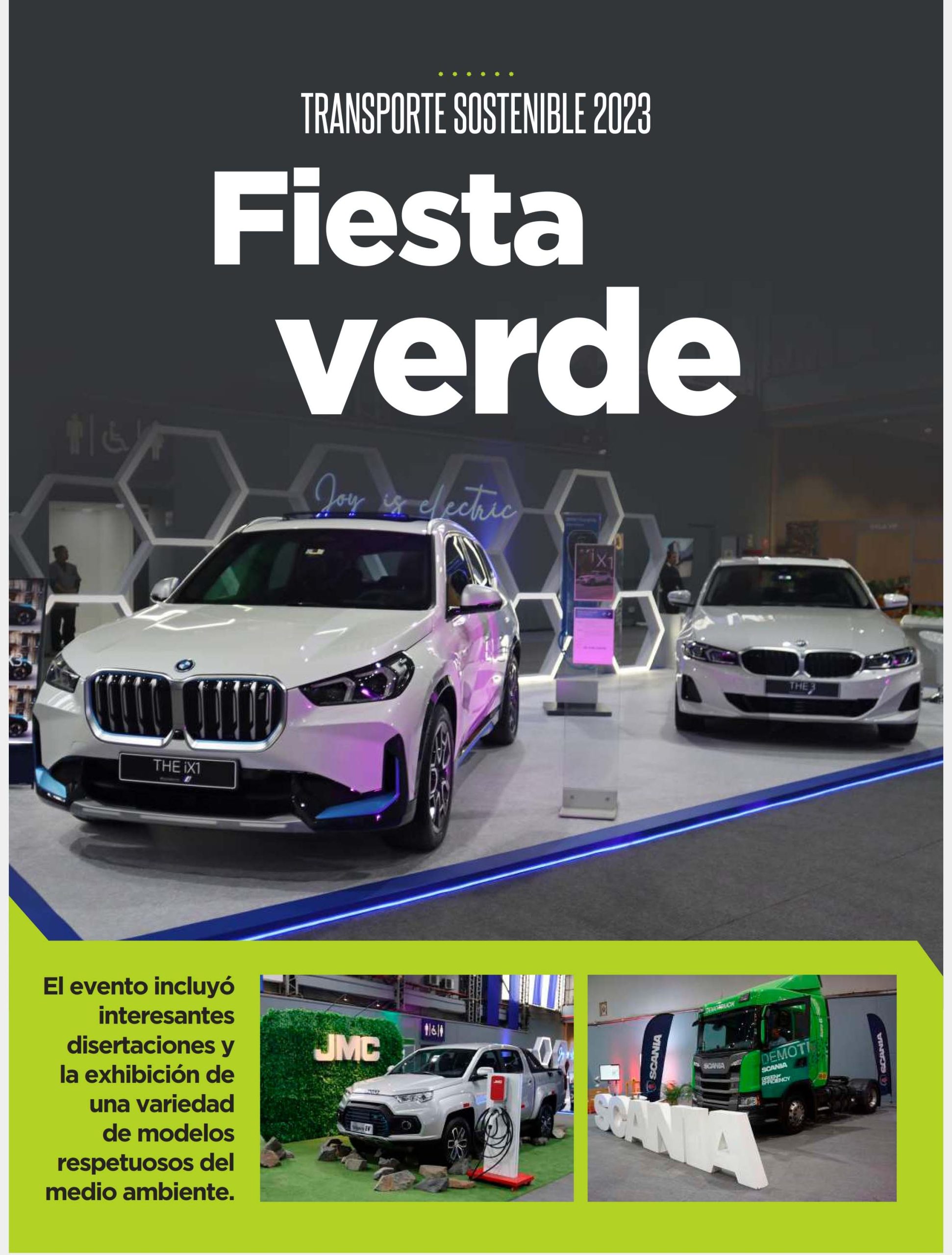 Transporte sostenible 2023, fiesta verde