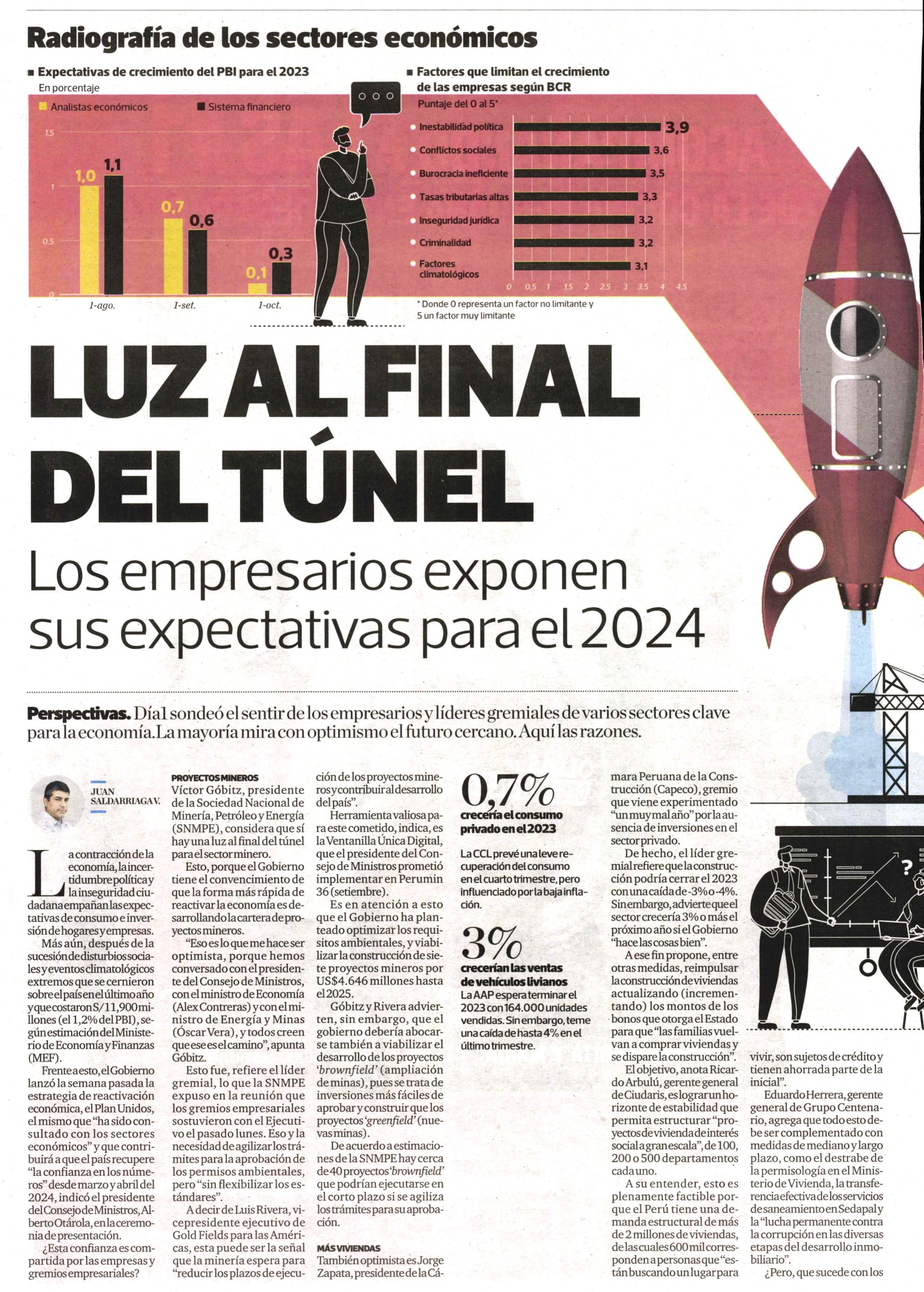 Luz al final del túnel: ¿Cuáles son las expectativas de los empresarios para el 2024?