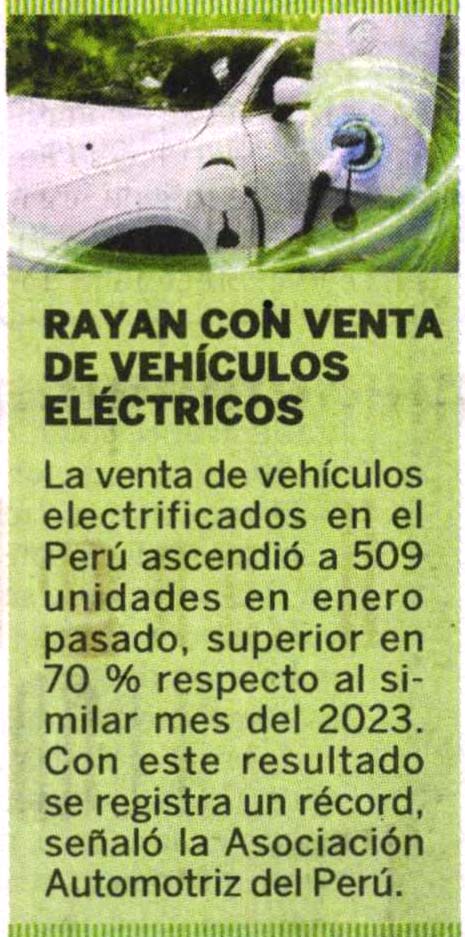 Rayan con venta de vehículos eléctricos