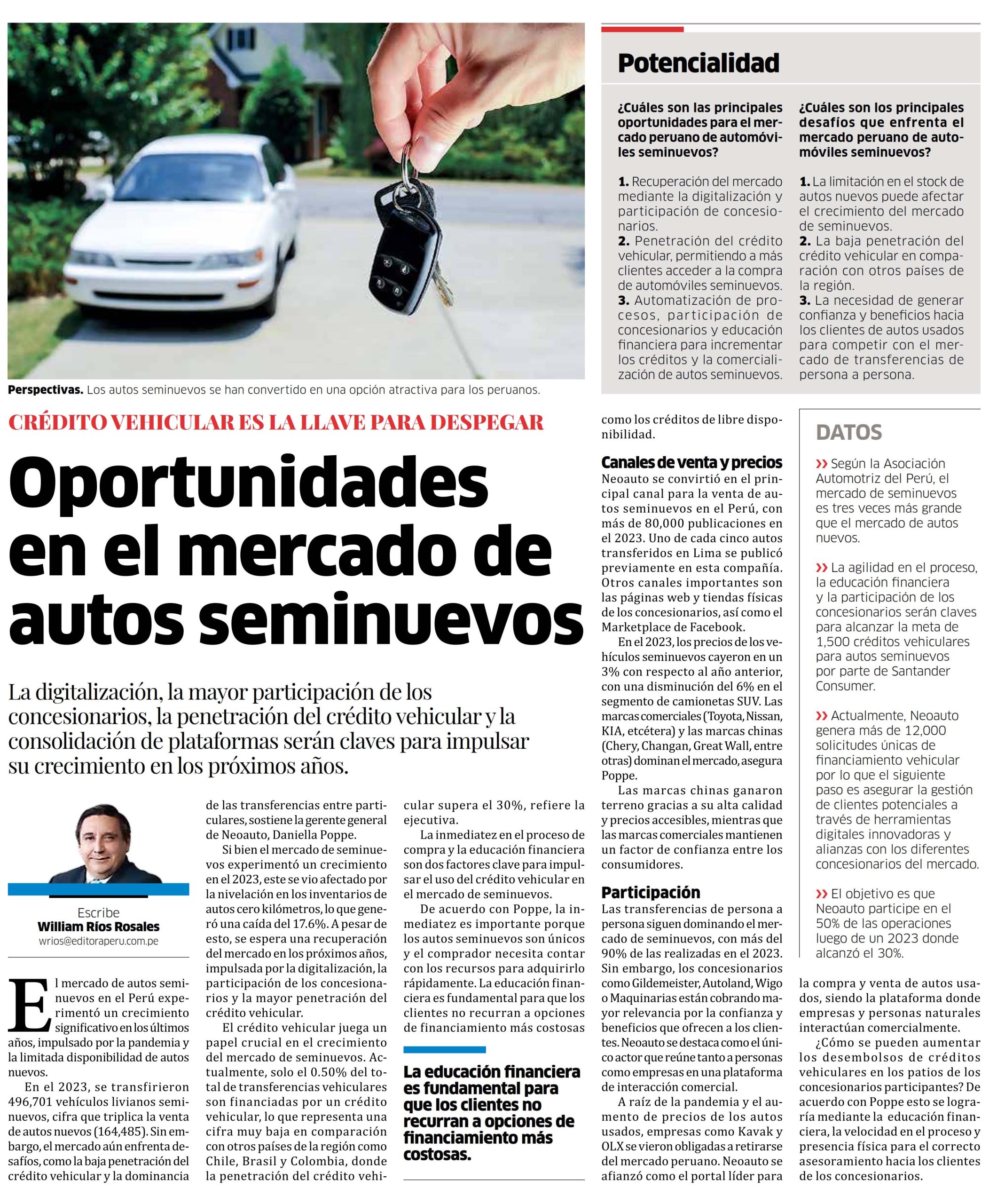 Oportunidades en el mercado de autos seminuevos