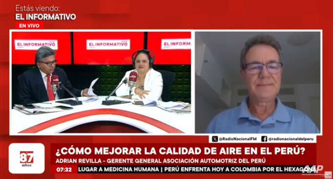 AAP brindó detalles de cómo mejorar la calidad de aire en Radio Nacional