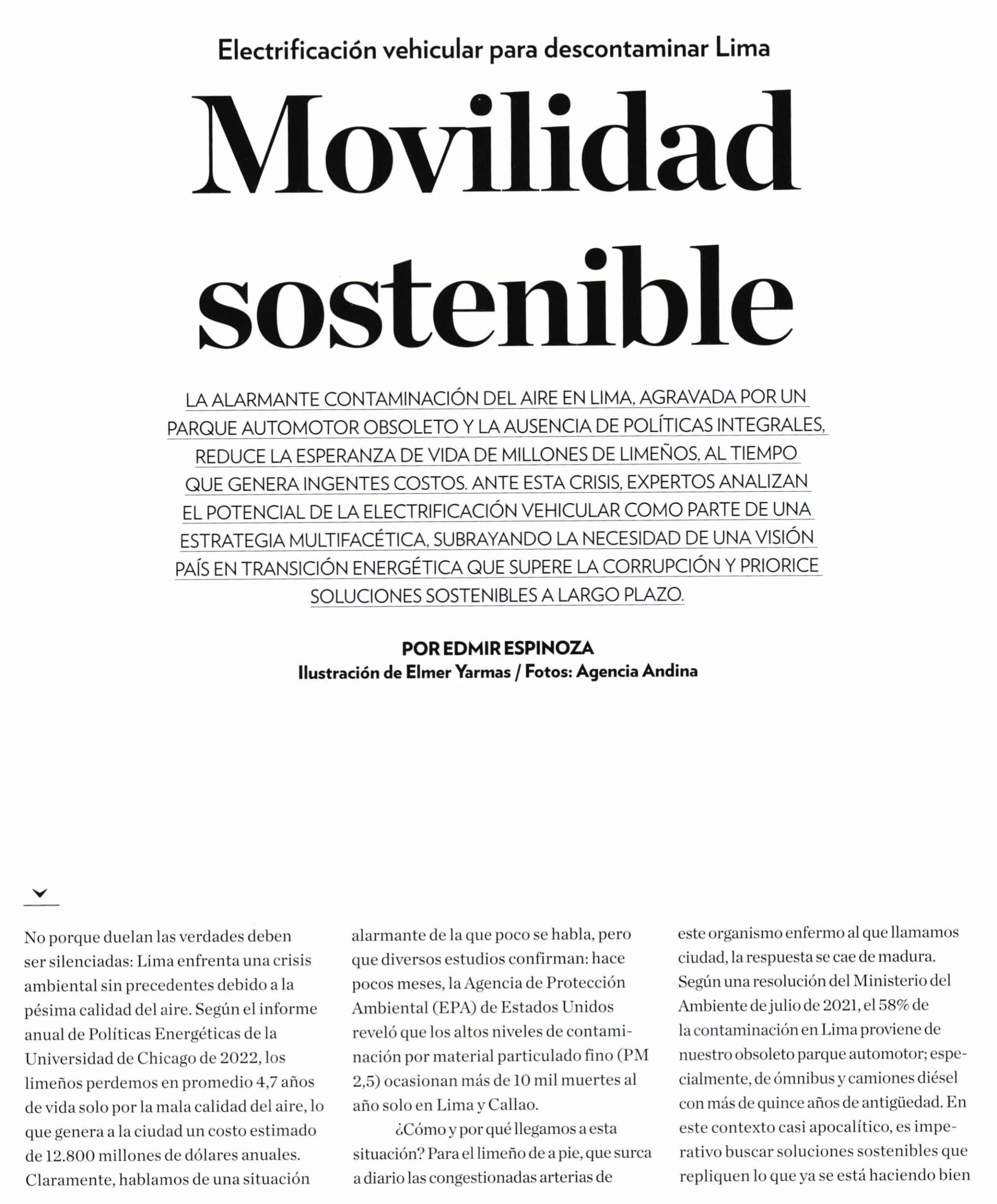 Movilidad Sostenible