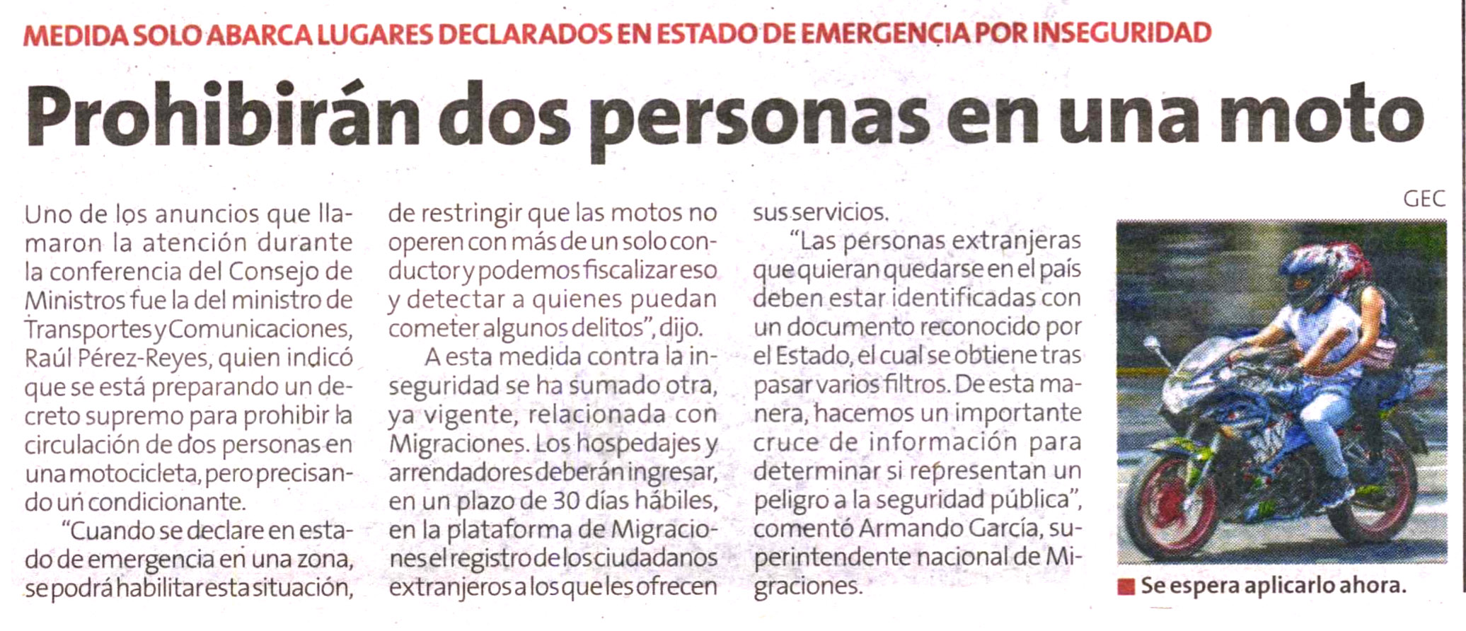 Prevén caída en la venta de motos lineales por restricciones municipales.