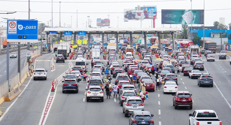 Circulación vehicular crece 4.8% y acumula 39 meses consecutivos de expansión