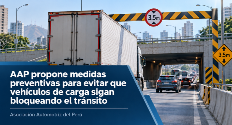 AAP propone medidas preventivas para evitar que vehículos de carga sigan bloqueando el tránsito