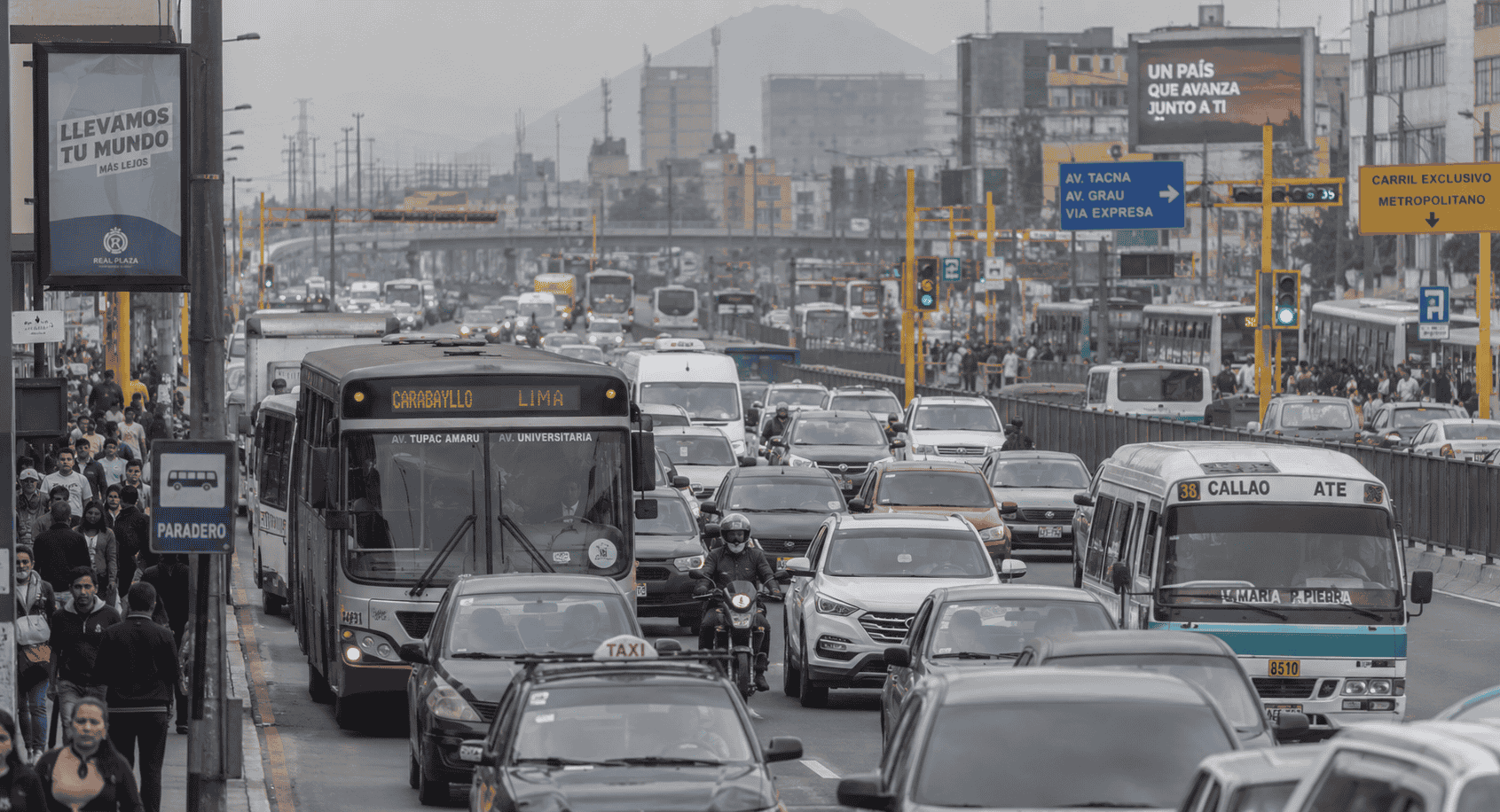 AAP: Lima podría desplazarse a solo 7.5 km/h en 2030 si no se reforma la gestión del transporte
