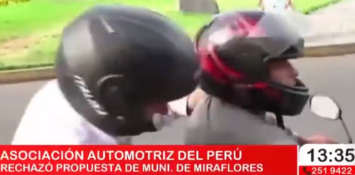 Asociación Automotriz del Perú rechaza medida que prohíbe llevar pasajeros en motos