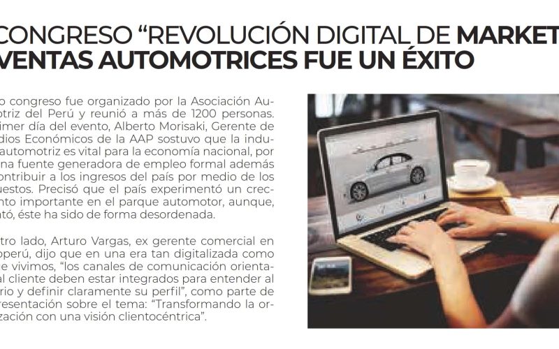 II Congreso “Revolución Digital de Marketing y Ventas Automotrices” fue un éxito