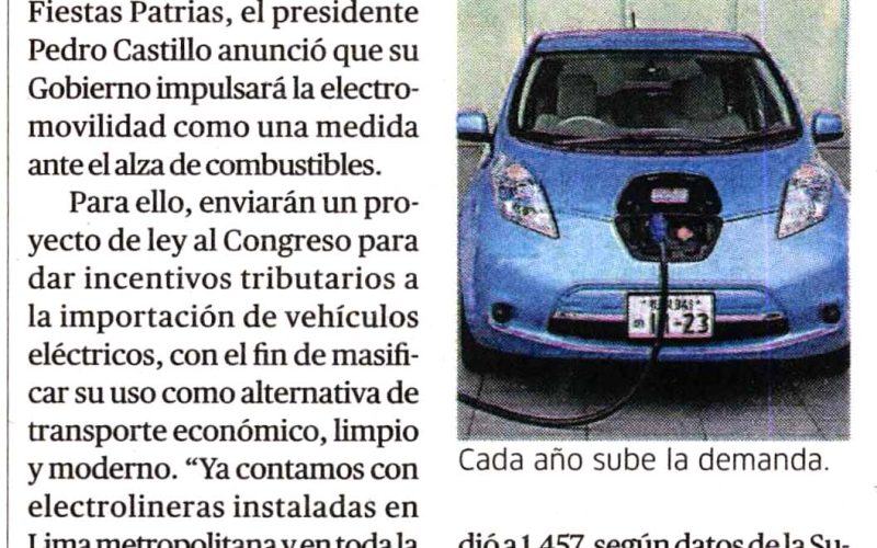 Autos eléctricos: darán incentivo para importación