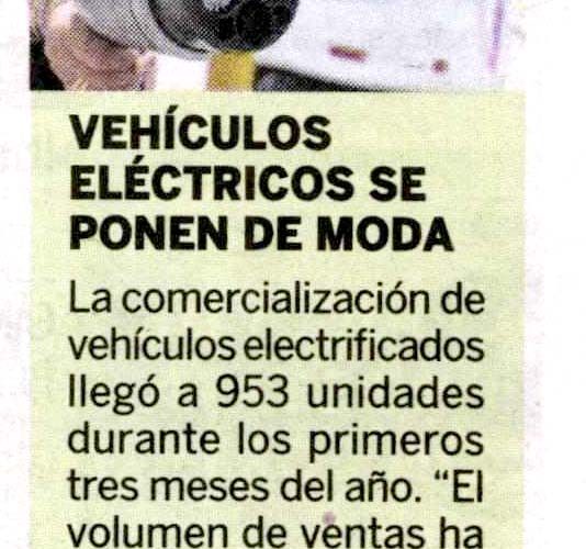 Vehículos eléctricos se ponen de moda