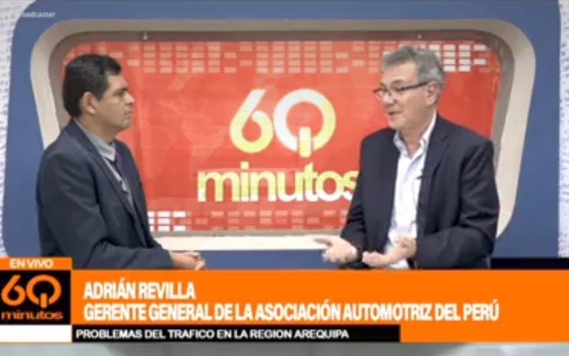 Entrevista en Quatro TV sobre los problemas en el tráfico vehicular de Arequipa