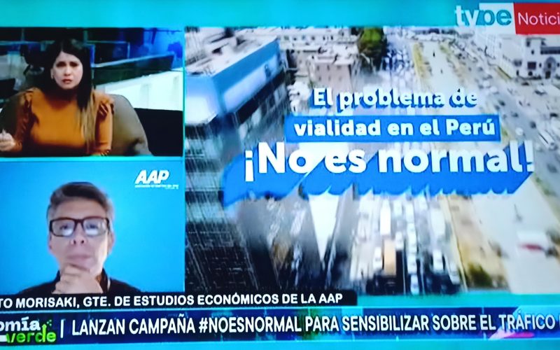 AAP brinda detalles de la campaña no es normal en TV Perú
