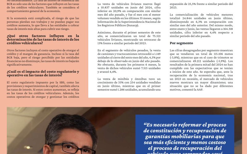 “Economía informal, problemas regulatorios y baja educación financiera dificultan acceso al crédito vehicular”