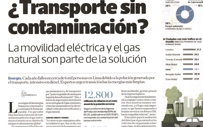 ¿Transporte sin contaminación?